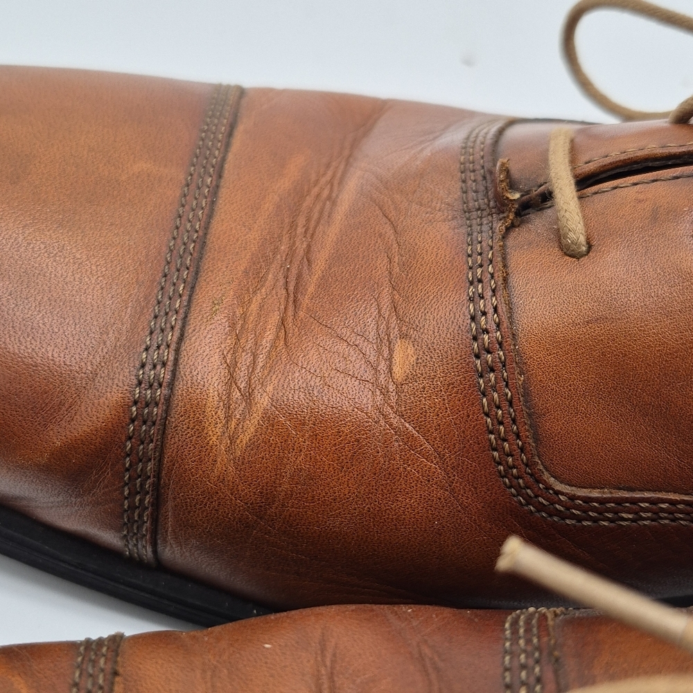 Cole Haan Jefferson Grand Cap Toe Oxford Mens Size 11.5 Shoe Brown Dress Leather - Picture 5 of 10